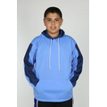 Contrast Color Hood Warm Up Jacket